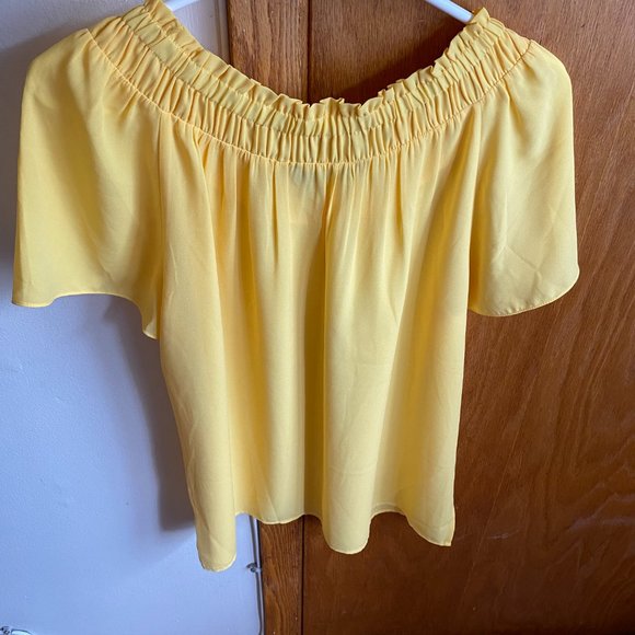 Lorenza Blau Yellow Blouse Size 36 (Mexico) - Picture 2 of 3